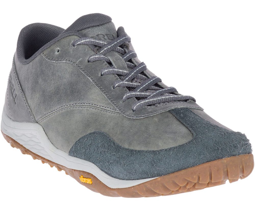 Merrell Sneakers Herre - Trail Glove 5 Læder - Grå - HRQ286590